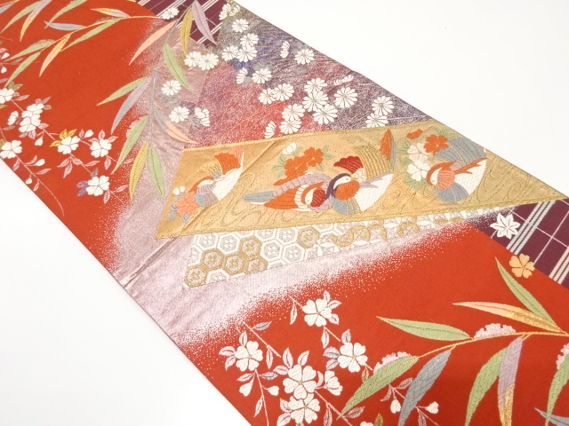 JAPANESE FUKURO OBI / WOVEN KIKU